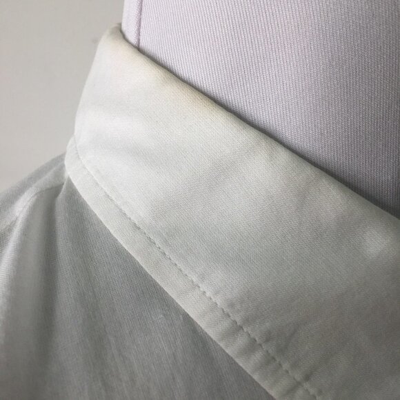 Helmut Lang Women's White 100% Cotton Sleeveless Button Down Shirt Size Medium - Picture 5 of 16